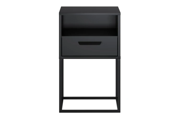 Comad  Szafka nocna 40 cm z 1 szufladą czarny navello black 61-40-1s1o