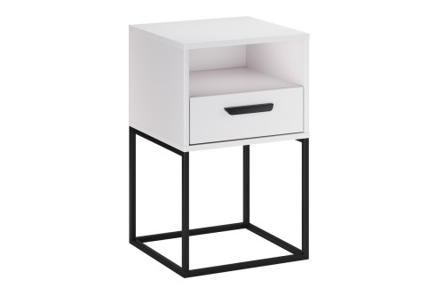 Comad  Szafka nocna 40 cm z 1 szufladą biały navello white 61-40-1s1o