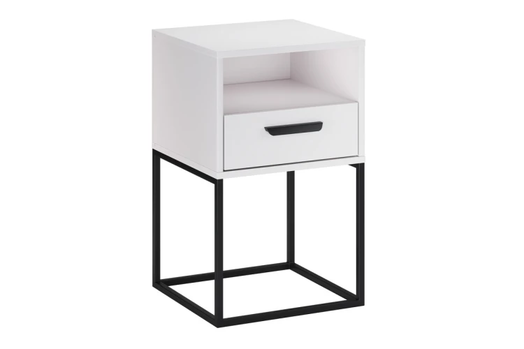 Comad  Szafka nocna 40 cm z 1 szufladą biały navello white 61-40-1s1o