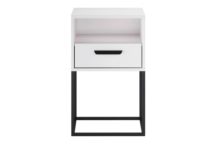 Comad  Szafka nocna 40 cm z 1 szufladą biały navello white 61-40-1s1o