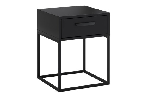Comad  Szafka nocna 40 cm  1 szuflada czarny navello black 61-40-1s