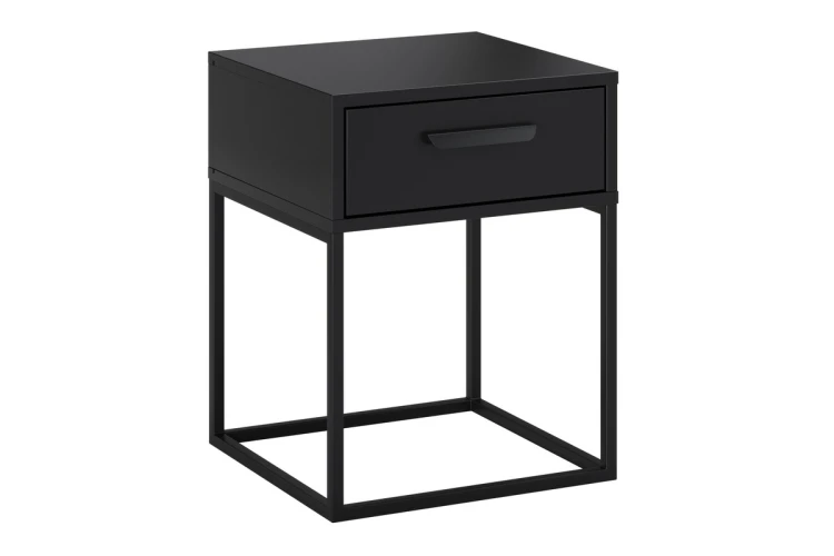 Comad  Szafka nocna 40 cm  1 szuflada czarny navello black 61-40-1s