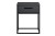 Comad  Szafka nocna 40 cm  1 szuflada czarny navello black 61-40-1s