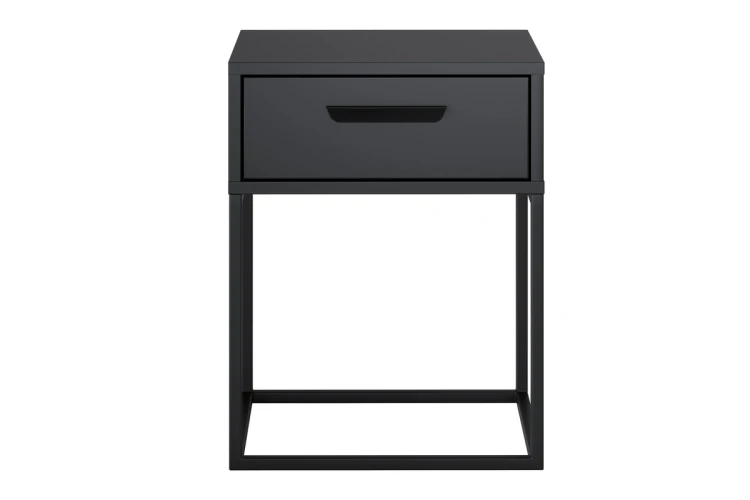 Comad  Szafka nocna 40 cm  1 szuflada czarny navello black 61-40-1s