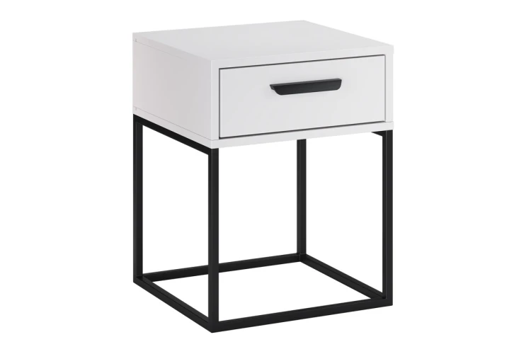 Comad  Szafka nocna 40 cm 1 szuflada biały navello white 61-40-1s