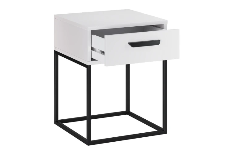 Comad  Szafka nocna 40 cm 1 szuflada biały navello white 61-40-1s