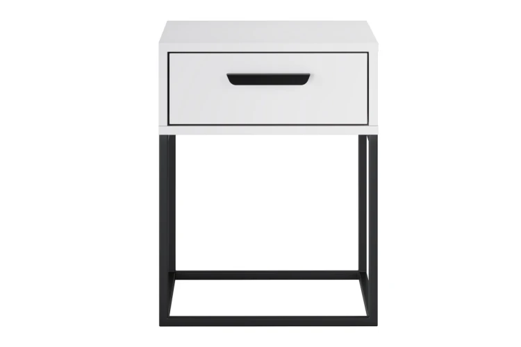 Comad  Szafka nocna 40 cm 1 szuflada biały navello white 61-40-1s