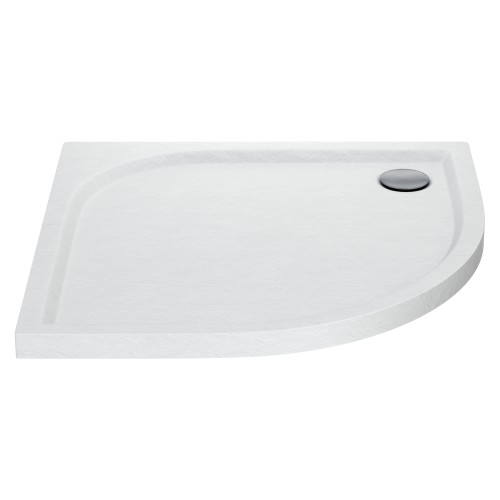 Wyprzedaż Schedpol Brodzik półokrągły White Stone 90x90x5 cm niski