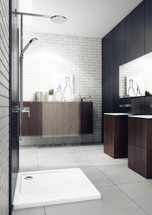 Wyprzedaż Schedpol Brodzik kwadratowy Smooth White 90x90x5 cm niski