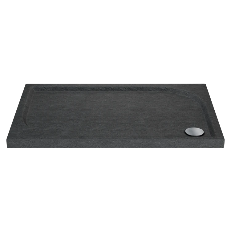 Wyprzedaż Schedpol Brodzik kwadratowy Black Stone 90x90x5 cm niski