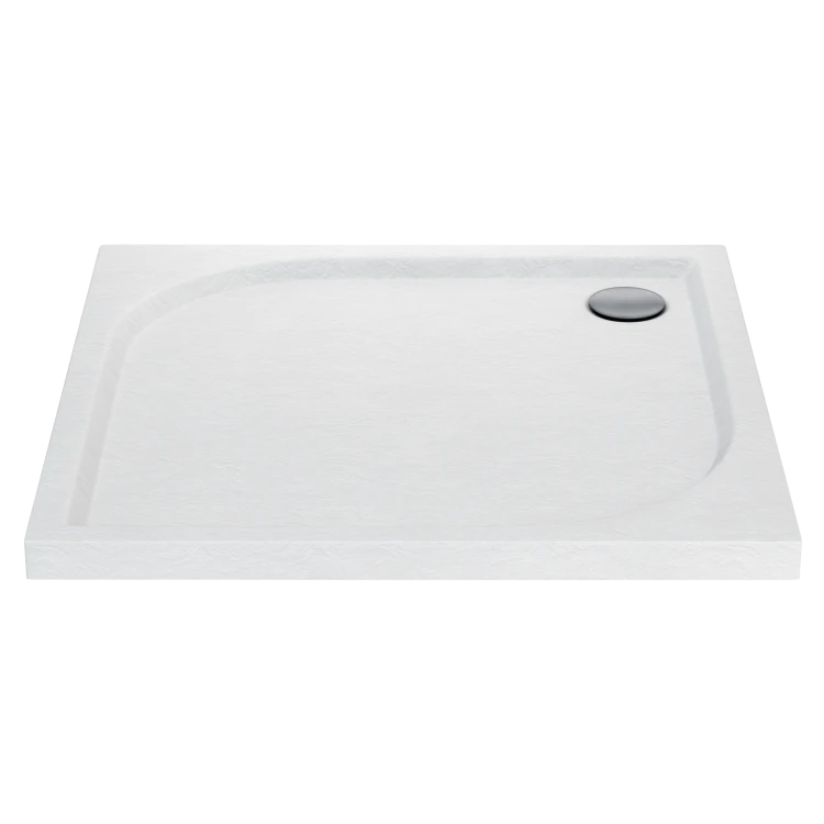 Wyprzedaż Schedpol Brodzik kwadratowy White Stone 80x80x5 cm niski