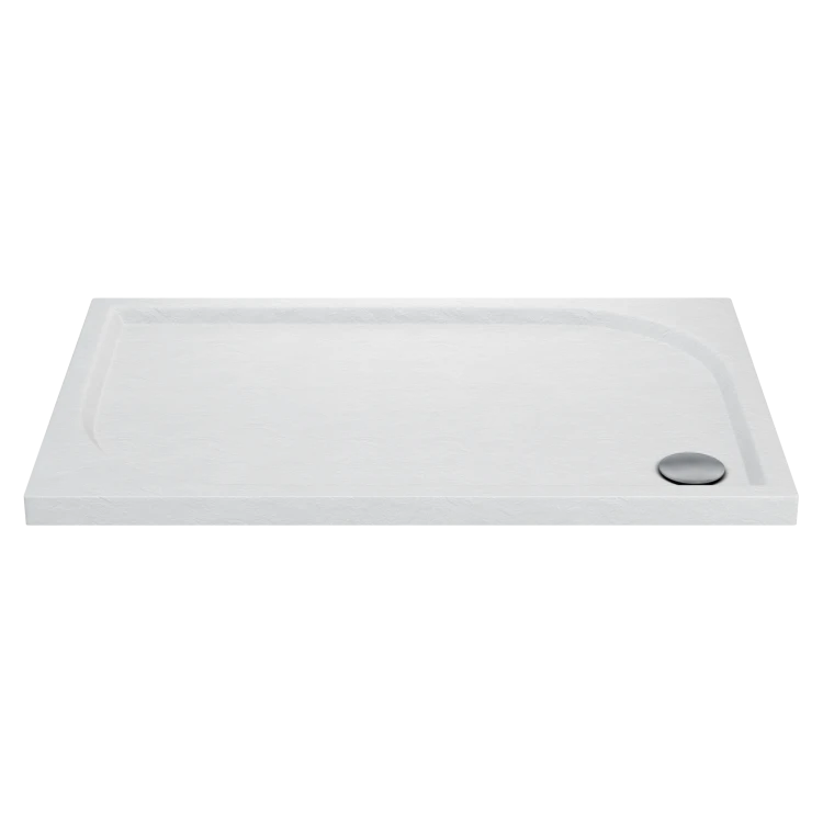 Wyprzedaż Schedpol Brodzik prostokątny Smooth White  80x100 cm niski