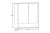 Comad Szafka z Lustrem 80 cm 2 Drzwi DOROTHY RISTRETTO 84-80-2D