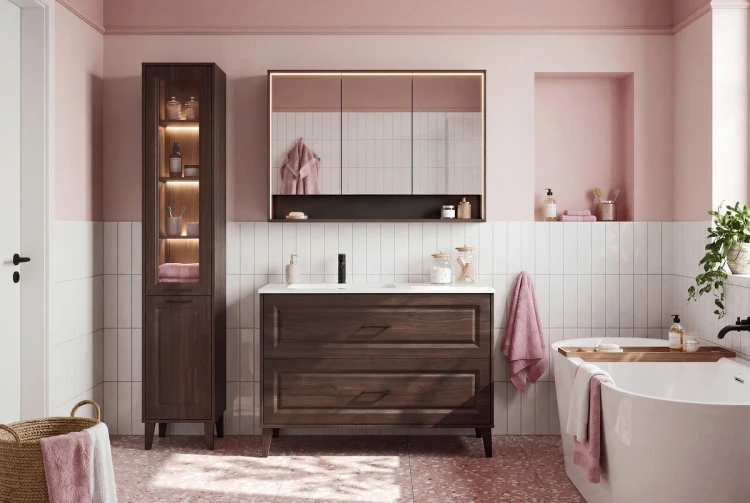 Comad Szafka z Lustrem 120 cm 3 Drzwi DOROTHY RISTRETTO 84-120-3D
