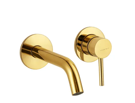 Balneo Bateria umywalkowa podtynkowa CASCADE model 3 SHINY GOLD