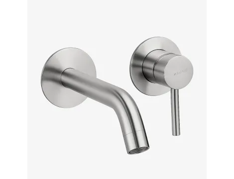 Balneo Bateria umywalkowa podtynkowa CASCADE model 3 INOX