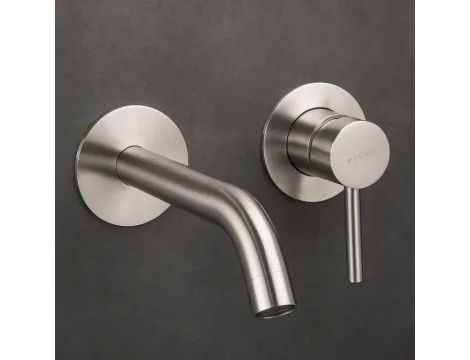 Balneo Bateria umywalkowa podtynkowa CASCADE model 3 INOX