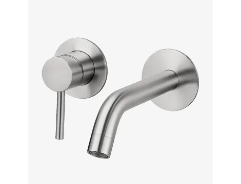 Balneo Bateria umywalkowa podtynkowa CASCADE model 3 INOX