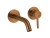 Balneo Bateria umywalkowa podtynkowa CASCADE model 3 COPPER