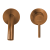 Balneo Bateria umywalkowa podtynkowa CASCADE model 3 COPPER