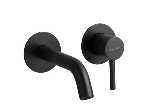 Balneo Bateria umywalkowa podtynkowa CASCADE model 3 BLACK