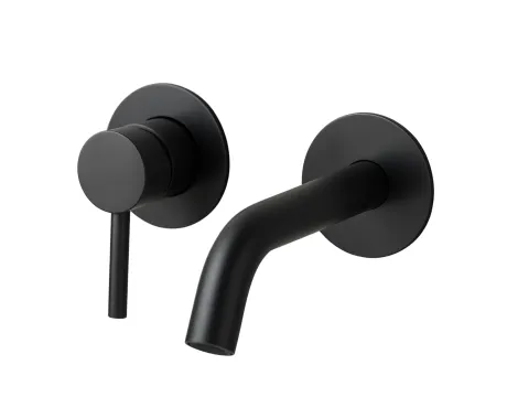 Balneo Bateria umywalkowa podtynkowa CASCADE model 3 BLACK