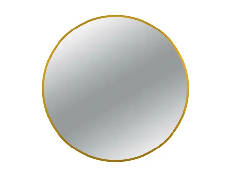 Balneo Lustro niepodświetlane okrągłe CORINA GOLD 100 cm, rama aluminiowa