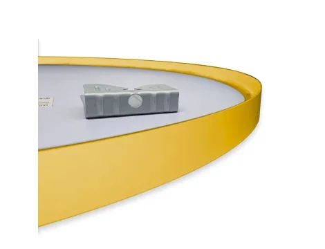 Balneo Lustro niepodświetlane okrągłe CORINA GOLD 100 cm, rama aluminiowa
