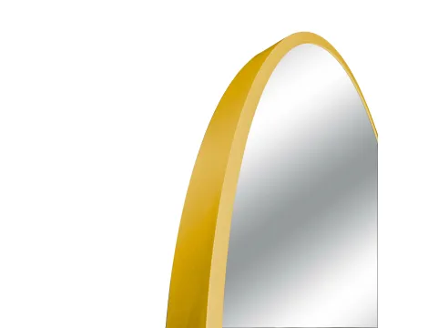 Balneo Lustro niepodświetlane okrągłe CORINA GOLD 100 cm, rama aluminiowa