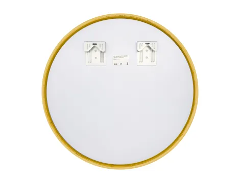Balneo Lustro niepodświetlane okrągłe CORINA GOLD 80 cm, rama aluminiowa
