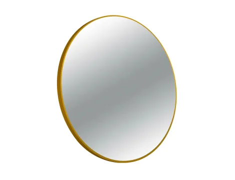 Balneo Lustro niepodświetlane okrągłe CORINA GOLD 70 cm, rama aluminiowa