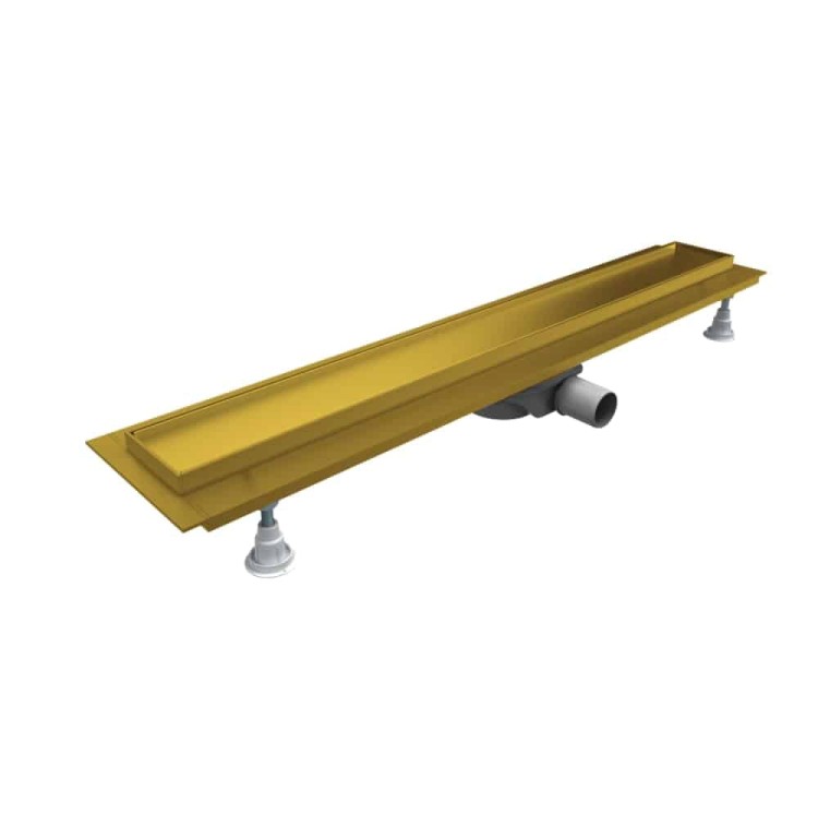 Złoty odpływ liniowy Schedpol Base-Low Gold 70 cm